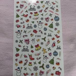Holiday nail stickers F280 NWOT